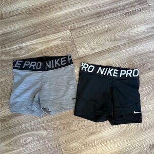 **SOLD***Nike pro work out shorts in size medium